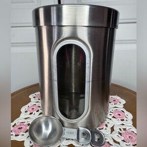 Dunkin' Donuts Coffee Canister & Scoop